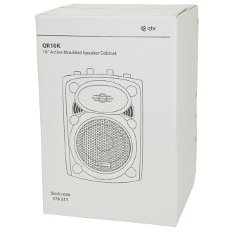 Qtx QR10K active moulded speaker cabinet - 200Wmax