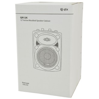 Qtx QR12K active moulded speaker cabinet - 300Wmax