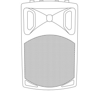 Qtx QX8BT active speaker cabinet with Bluetooth®