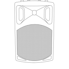 Qtx QX8BT active speaker cabinet with Bluetooth®