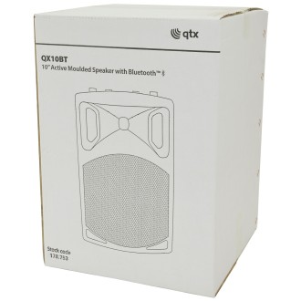 Qtx QX10BT active speaker cabinet with Bluetooth®