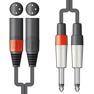 Chord Classic 2 XLRM-2 Jack 0.75m
