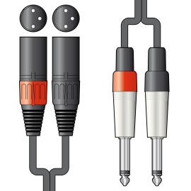 Chord Classic 2 XLRM-2 Jack 0.75m