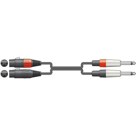Chord Classic 2 XLRF-2xJack 0.75m