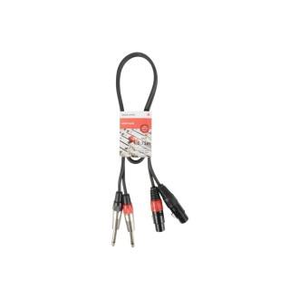 Chord Classic 2 XLRF-2xJack 0.75m