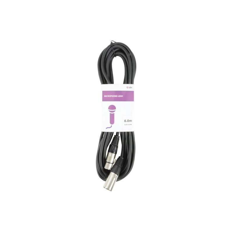 Qtx Standard Mic Lead XLR CCA 6.0m