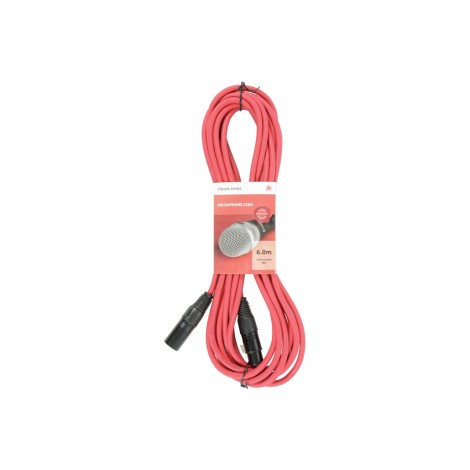 Chord Classic XLR M-F 6.0m Red