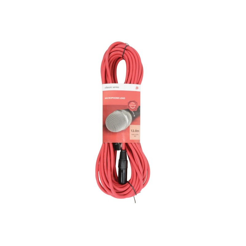 Chord Classic XLR M-F 12.0m Red