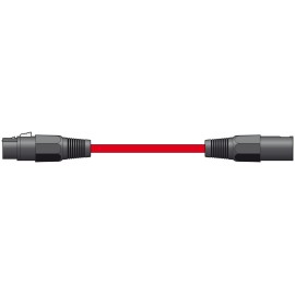 Chord Classic XLR M-F 6.0m Red