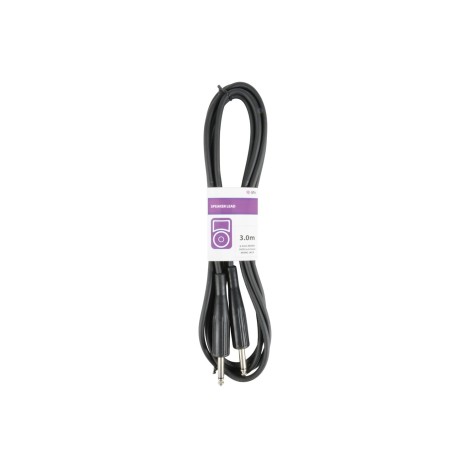 Qtx Standard Jack-Jack 3.0m Blk