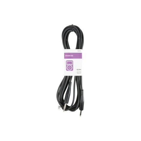 Qtx Standard Jack-Jack 6.0m Blk