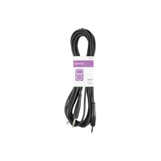 Qtx Standard Jack-Jack 6.0m Blk