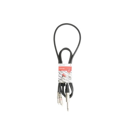 Chord Classic 6.3mm mono jack to 2 RCA lead 1.5m