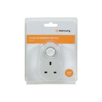 Mercury Plug-In Dimmer White