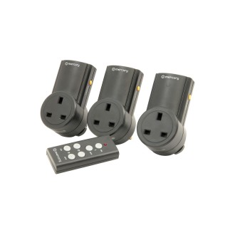 Mercury RC3 Set of 3 RF controlled socket