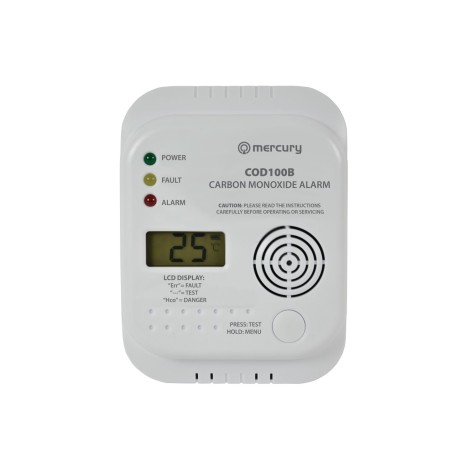 Mercury COD100B Carbon Monoxide Alarm