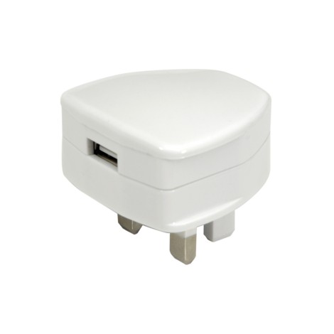 Mercury Compact USB Mains Charger 2.1A