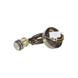 Lyyt E27 Pendant Cord Set Antique Brass