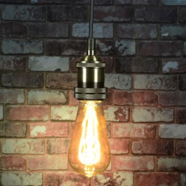 Lyyt E27 Pendant Cord Set Antique Brass