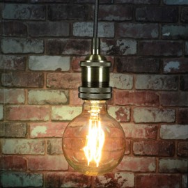 Lyyt E27 Pendant Cord Set Antique Brass