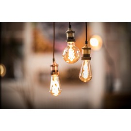 Lyyt E27 Pendant Cord Set Antique Brass