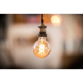 Lyyt E27 Pendant Cord Set Antique Brass