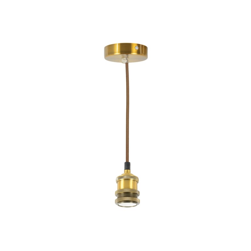 Lyyt E27 Pendant Cord Set Antique Gold
