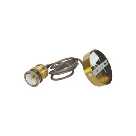 Lyyt E27 Pendant Cord Set Antique Gold