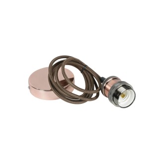 Lyyt E27 Pendant Cord Set Antique Copper