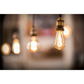 Lyyt E27 Pendant Cord Set Antique Gold