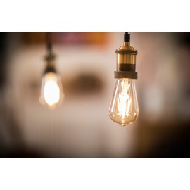 Lyyt E27 Pendant Cord Set Antique Gold