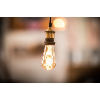Lyyt E27 Pendant Cord Set Antique Gold