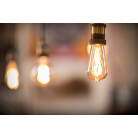 Lyyt E27 Pendant Cord Set Antique Gold
