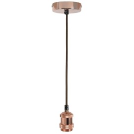 Lyyt E27 Pendant Cord Set Bright Copper