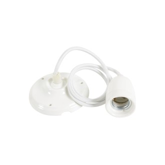 Lyyt Ceramic E27 Pendant Set - White