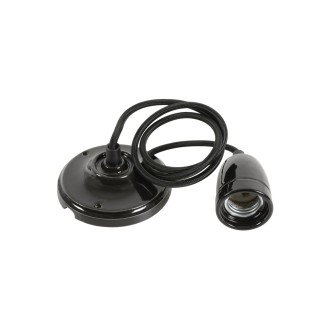 Lyyt Ceramic E27 Pendant Set - Black