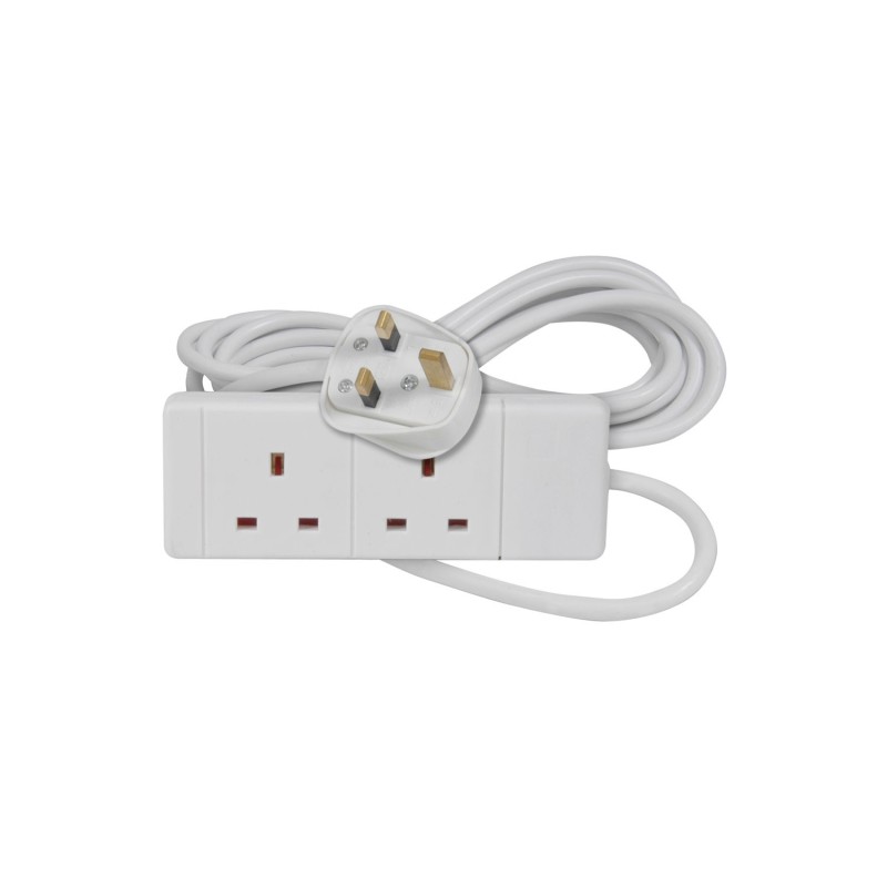 Mercury MSC25 2 gang 13A extension lead - 3.0m