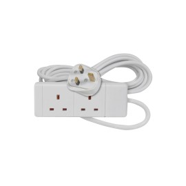 Mercury MSC25 2 gang 13A extension lead - 3.0m