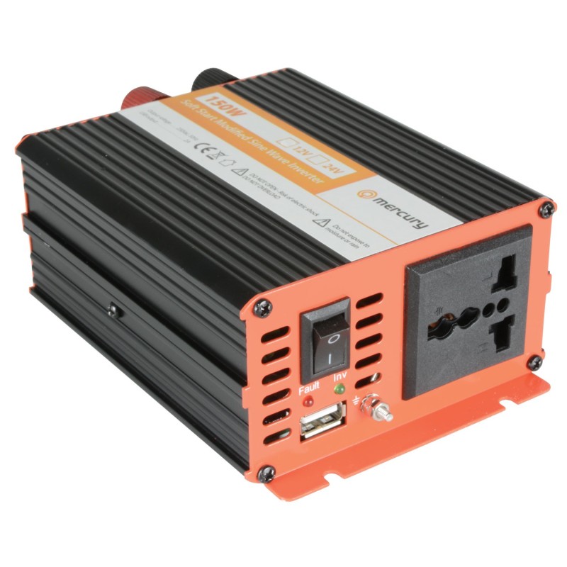 Mercury 12Vdc 150W Modified Sine Wave Inverter