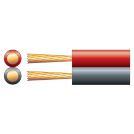 Mercury Fig 8 Power/Speaker Cable, 2 x (130 x 0.18mmØ, 50m reel)