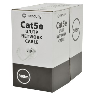 Mercury Cat5e U/UTP Network Cable 305m Grey