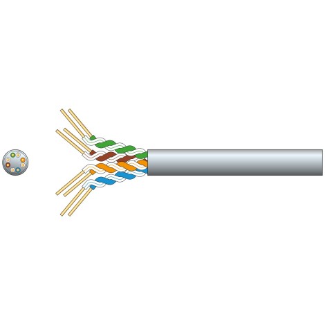 Mercury Cat5e U/UTP Network Cable 305m Grey