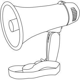 Adastra L01 portable megaphone 10W