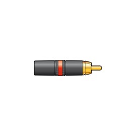Neutrik NEUTRIK® NYS373-2, RCA phono plug - red ID band
