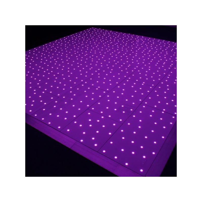 Black RGB Starlit Dance Floor System 30ft x 30ft