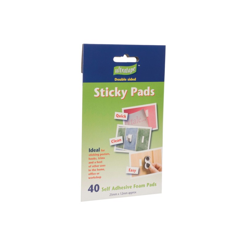 Ultratape Sticky Pads Double Side 40 pcs