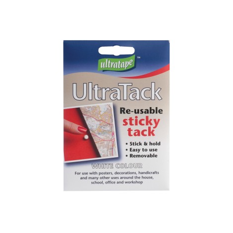 Ultratape Sticky Tack White 50gm