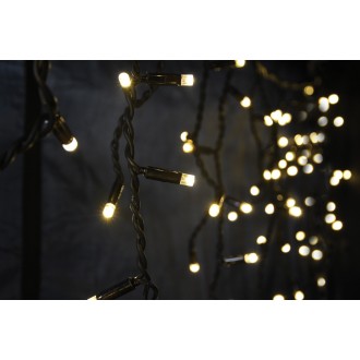 Lyyt 180LED Outdoor Icicle Light with Con WW