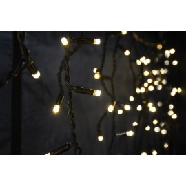 Lyyt 180LED Outdoor Icicle Light with Con WW
