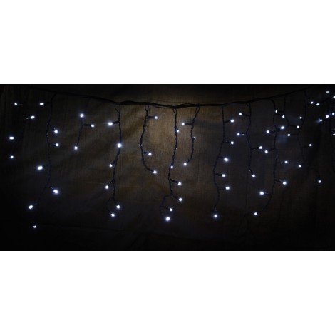 Lyyt 180LED Outdoor Icicle Light with Con CW